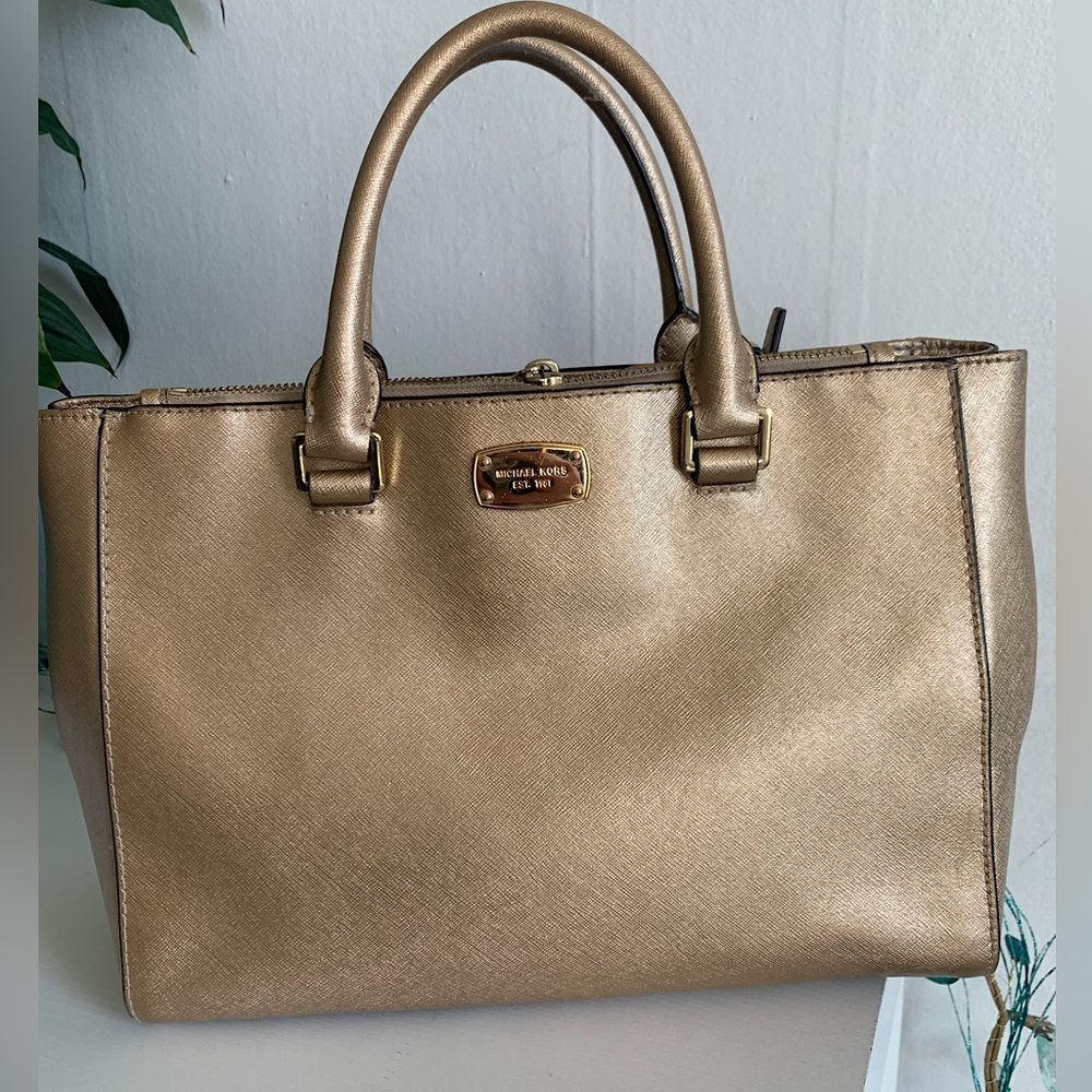 Michael Kors gold bag